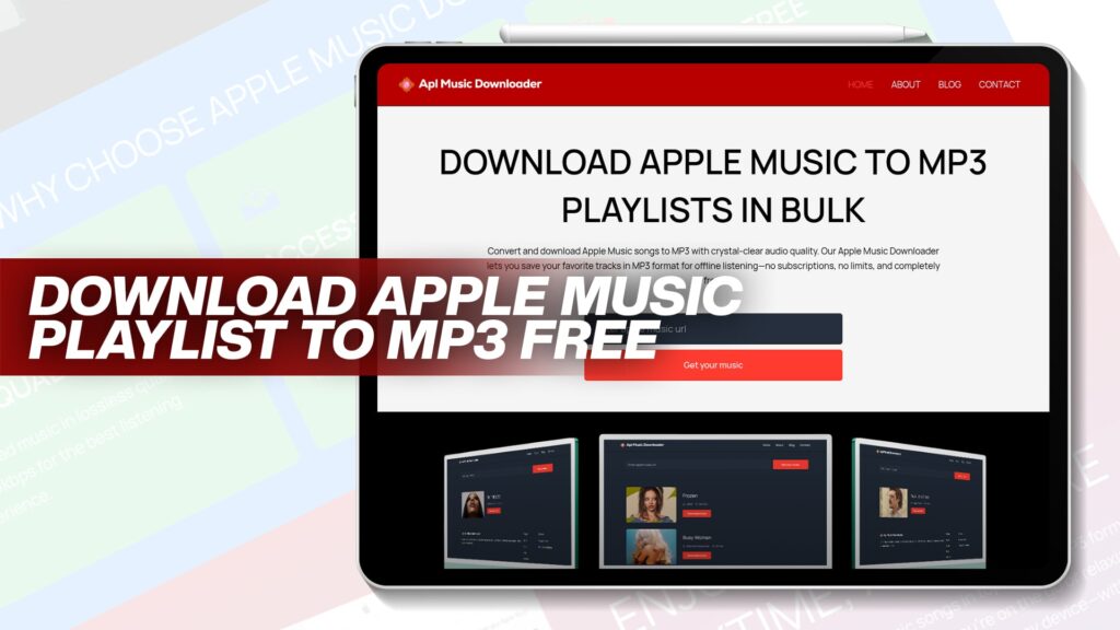 Download Apple Music Playlist to MP3 free