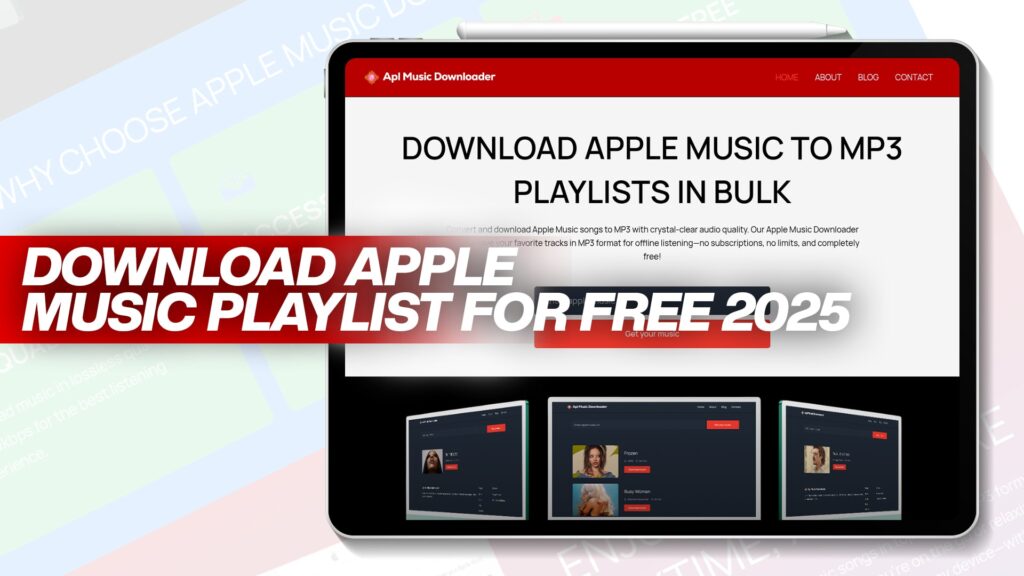 Download Apple Music Playlist For Free 2025