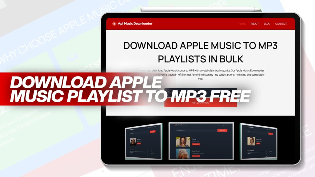 Download Apple Music Playlist to MP3 Free
