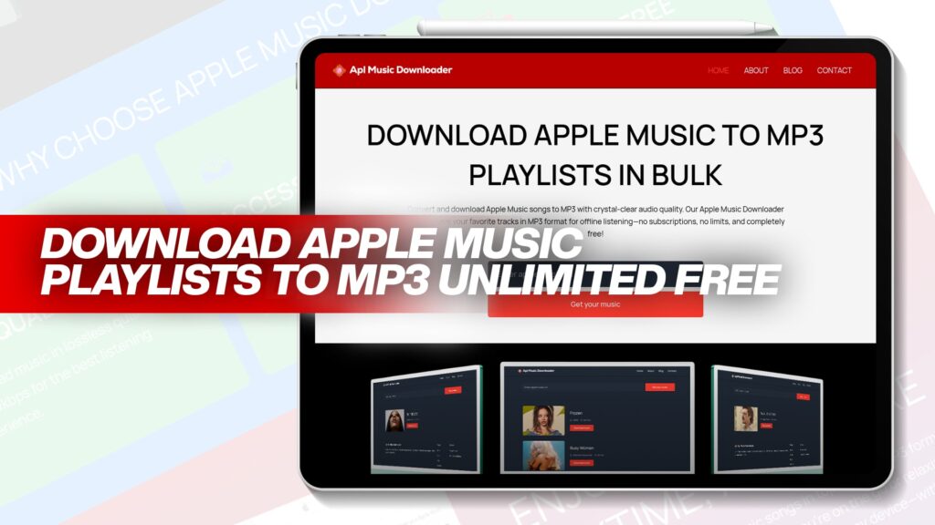 Download Apple Music Playlists to MP3 Unlimited Free