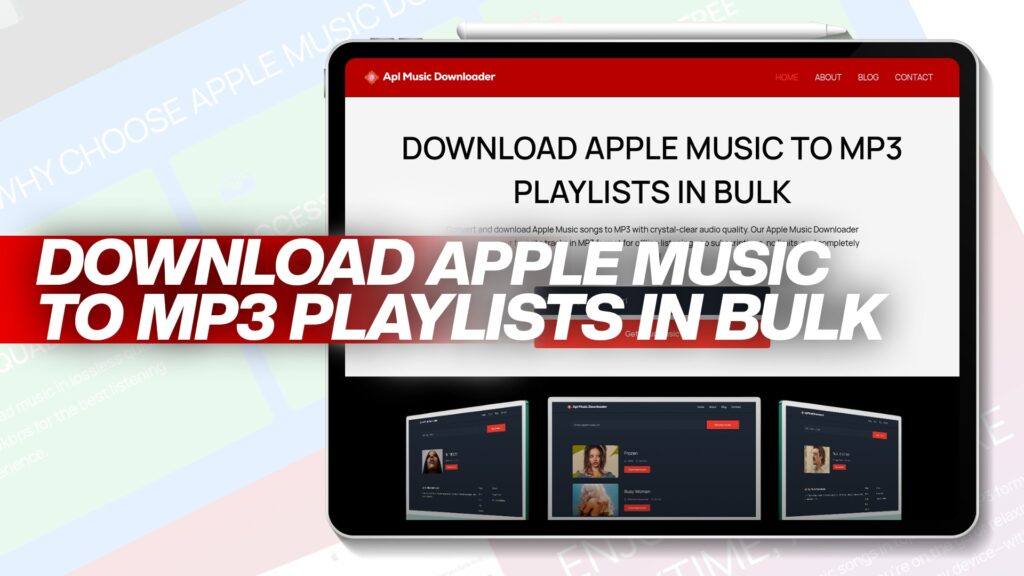 Download Apple Music to MP3 Playlists in Bulk