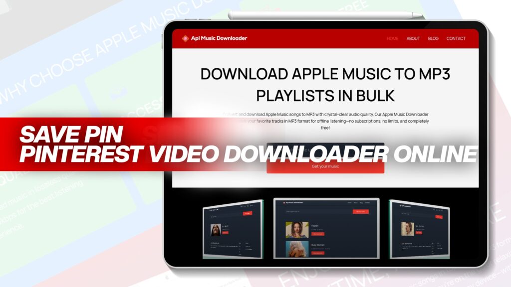 Save Pin - Pinterest Video Downloader Online