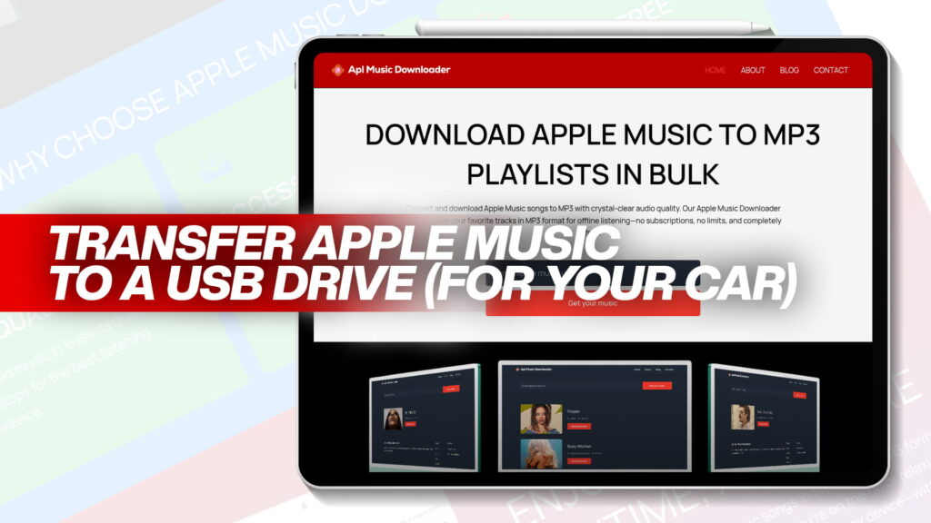Transfer Apple Music to a USB Drive (for your car)