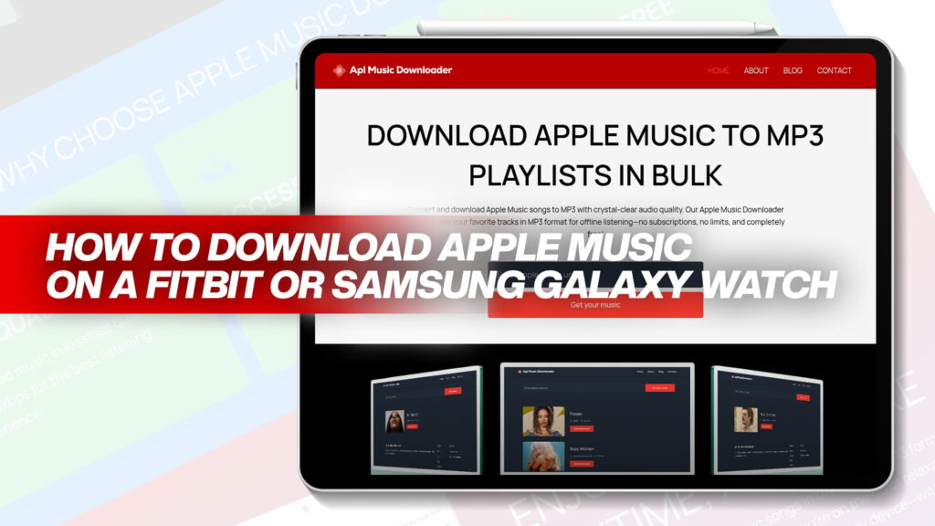 How to Download Apple Music on a Fitbit or Samsung Galaxy Watch